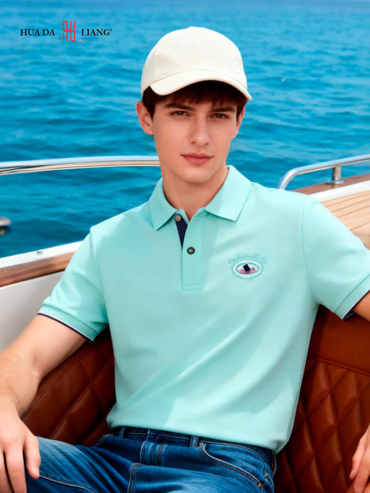 男装26春夏新品反领polo短袖2294-88003 商品图0