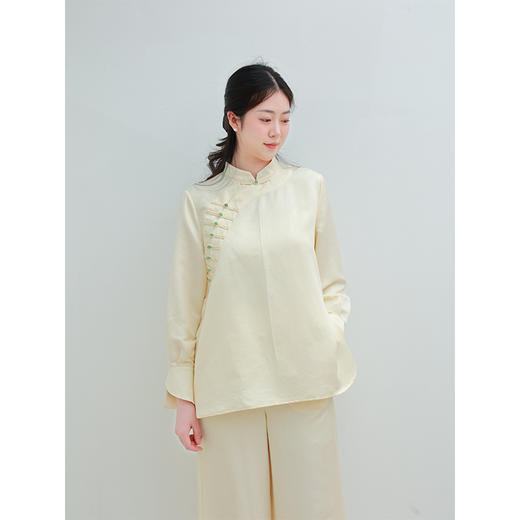 【抖音专属】新中式衬衣(25810296雪迟-线上专属) 商品图1