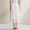 EITIE爱特爱法式优雅高腰A字百叶褶蕾丝花边半身裙2026夏季新款B2606204 商品缩略图4