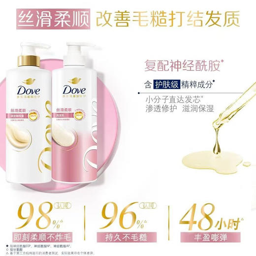 多芬（Dove）丝滑柔顺洗发乳 700g 商品图3