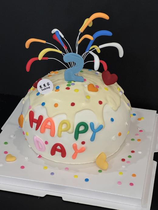 蛋糕定制—炫彩烟花 商品图0