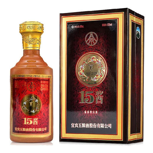 53度50版五粮液十五酱500ml 单瓶 商品图0