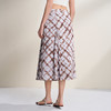 下架-EITIE爱特爱复古艺术感A字廓形格纹格子印花半身裙2026夏季新款B2606220 商品缩略图4