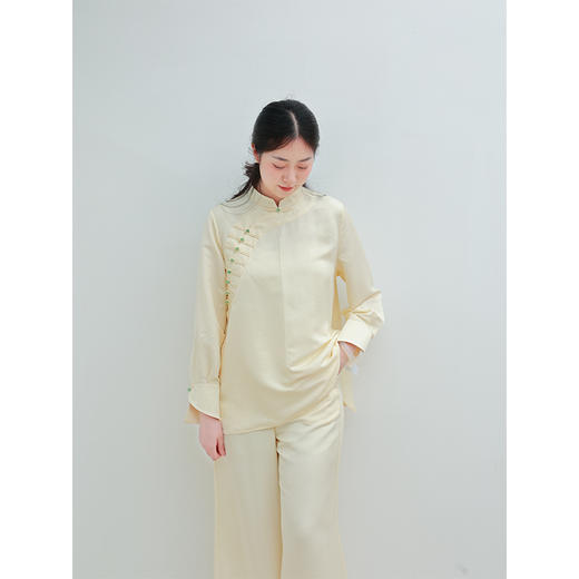 【抖音专属】新中式衬衣(25810296雪迟-线上专属) 商品图0