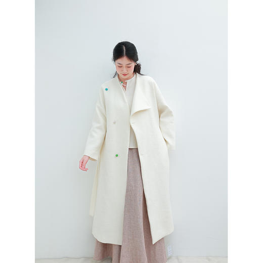 【2026东衣作】风衣外套（26705010云上舞白-高定款） 商品图3