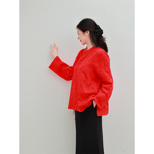 【抖音专属】新中式衬衣（25810462福昭） 商品图3