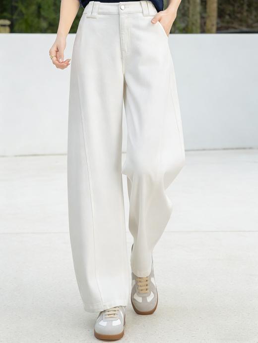 预售 臣禾	【云白弯刀裤】立裁分割时髦廓形休闲裤9261060575 商品图0