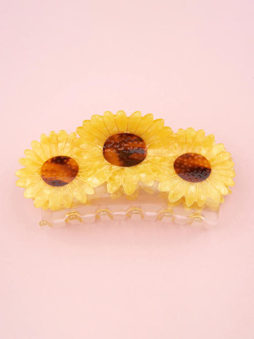 北京仓｜Coucou Suzette-SUNFLOWER-三朵向日葵 发抓［法国设计师］ 商品图3