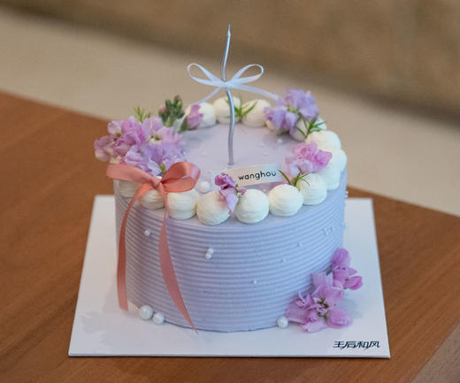 紫罗兰鲜花蛋糕（提前3小时预定） 商品图3