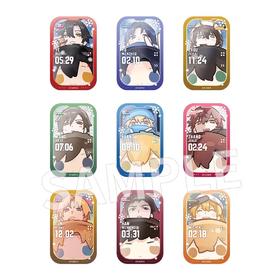 全职高手 冬日街头系列 长方形徽章 吧唧 9包/盒 国谷