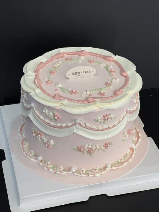 蛋糕定制—粉白温柔 商品图0