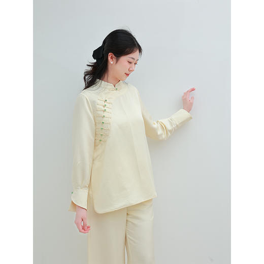 【抖音专属】新中式衬衣(25810296雪迟-线上专属) 商品图2