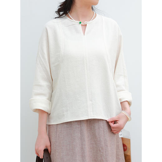 【抖音专属】新中式上衣(25808461雪晴) 商品图4