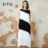 EITIE爱特爱时尚撞色气质显瘦无袖长裙连衣裙夏季新款8207926 商品缩略图0