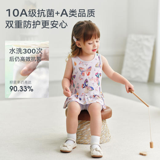【2026春夏新品】ibaby×outlast太空科技恒温抑菌背心裙套装 商品图3