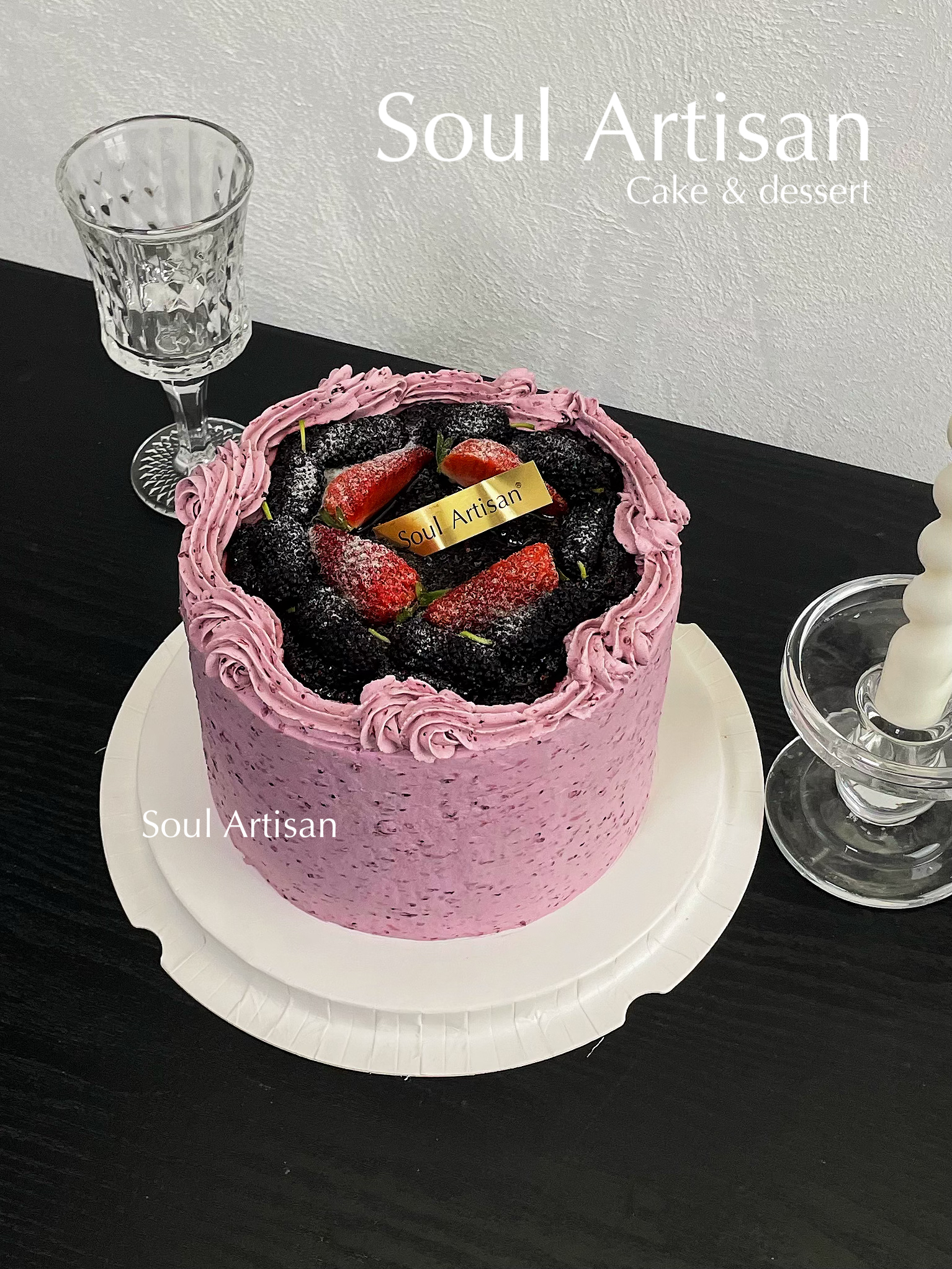 桑葚茉莉树莓奶冻蛋糕（季节限定）