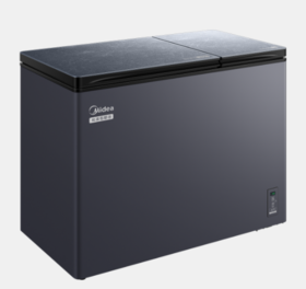 美的（203042）冷柜 BCD-220DKGPM 墨兰灰-观澜