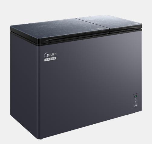 美的（203042）冷柜 BCD-220DKGPM 墨兰灰-观澜 商品图0