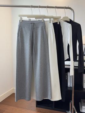 春款lu家同款升级款阔腿裤 空气层面料