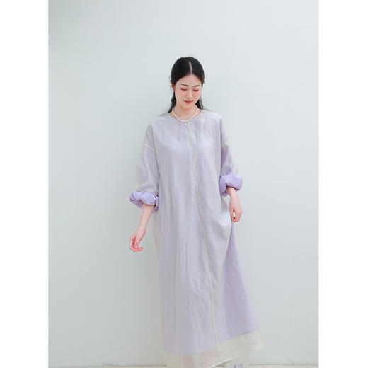【2026东衣作】新中式连衣裙(26707018香炉紫烟-高定款) 商品图0