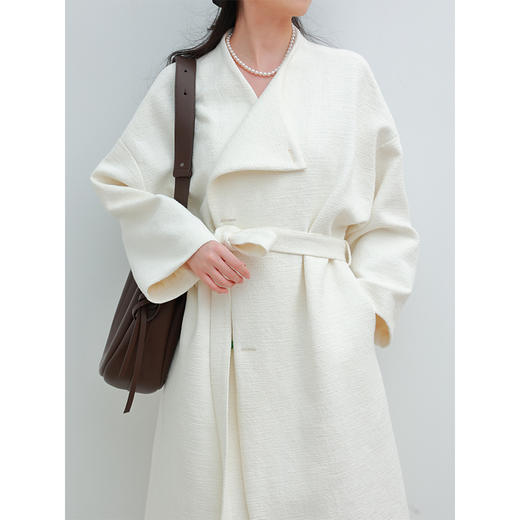 【2026东衣作】风衣外套（26705010云上舞白-高定款） 商品图4