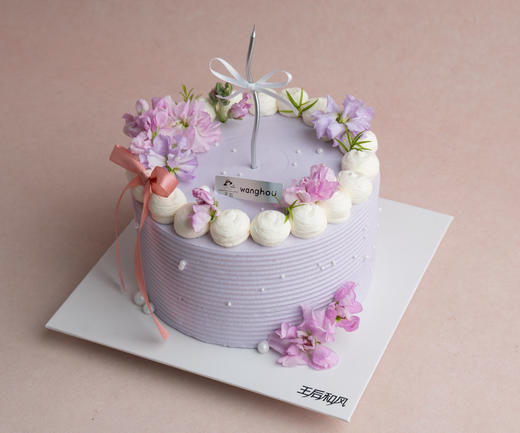 紫罗兰鲜花蛋糕（提前3小时预定） 商品图1