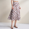 下架-EITIE爱特爱复古艺术感A字廓形格纹格子印花半身裙2026夏季新款B2606220 商品缩略图2
