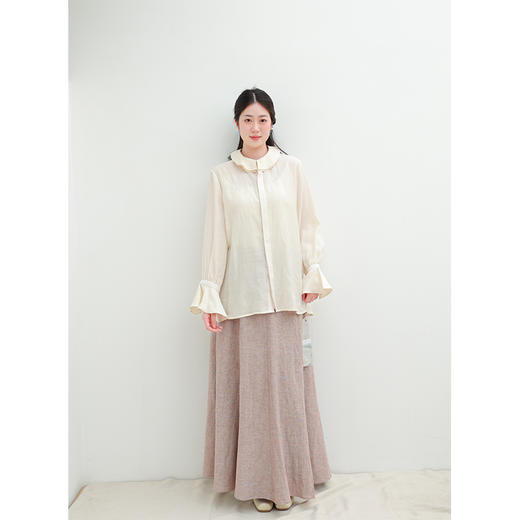 【2026东衣作】荷叶边衬衣（26710007浅浅） 商品图0