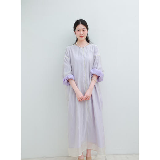 【2026东衣作】新中式连衣裙(26707018香炉紫烟-高定款) 商品图1
