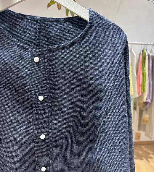 【抖音专属】新中式上衣(25810304青雀头黛) 商品图2