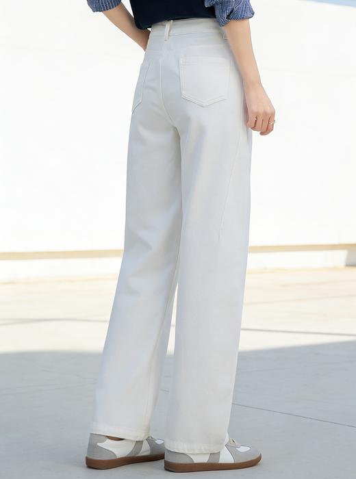 预售 臣禾	【云白弯刀裤】立裁分割时髦廓形休闲裤9261060575 商品图2