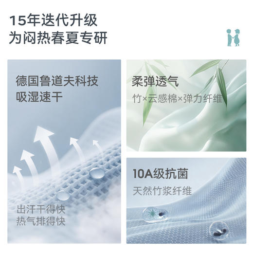 【2026春夏新品】ibaby×outlast太空科技恒温抑菌背心裙套装 商品图1