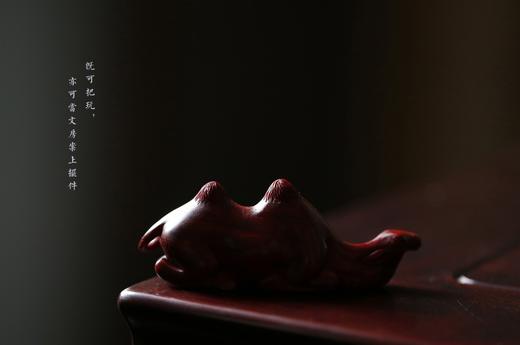 骆驼笔架小叶紫檀摆件 商品图8