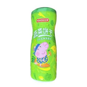 100g小猪佩奇瓶装蔬菜饼干