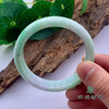 派瑞翡翠 翡翠手镯 糯种 飘花 商品缩略图3