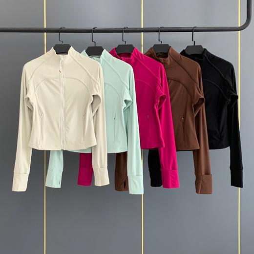 客供面料  LULU家罗纹define立领夹克 商品图0