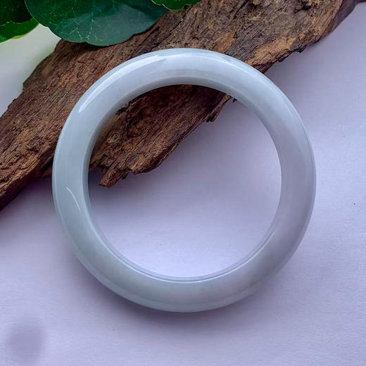派瑞翡翠 翡翠手镯 糯种 飘花 商品图1