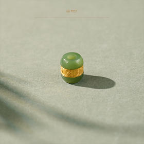 【玲珑萃】碧玉苹果绿锁骨珠