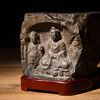 南北朝佛造像古砖镶嵌歙石制砚 商品缩略图4