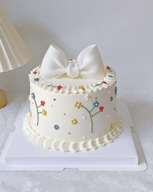 蛋糕定制—奶油花札 商品图0