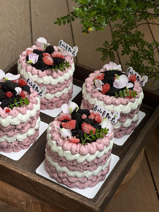 3寸桑葚巧克力紫米蛋糕 商品图6