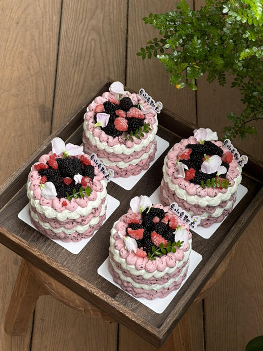 3寸桑葚巧克力紫米蛋糕 商品图3