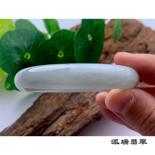 派瑞翡翠 翡翠手镯 糯种 飘花 商品图1