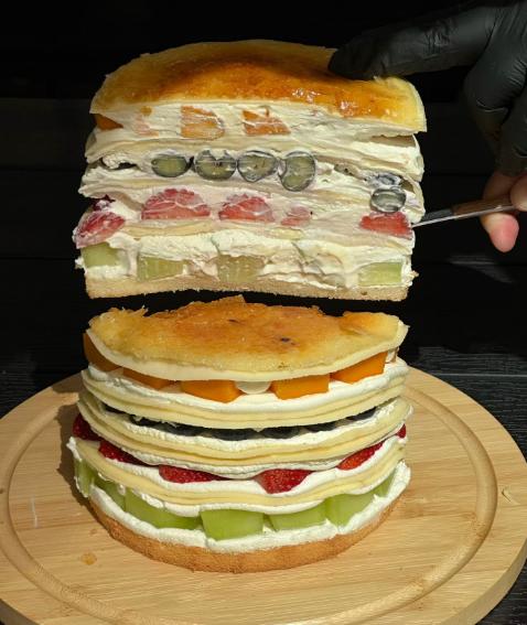 缤纷水果焦糖千层蛋糕 商品图1