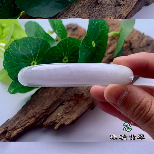 派瑞翡翠 翡翠手镯 糯种 飘花 商品图1