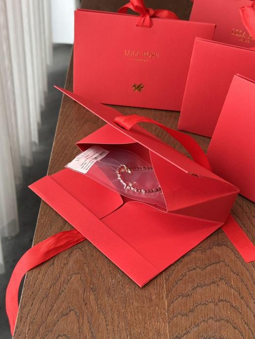 天然红玛瑙串珠+真空镀金小马吊坠+施华洛世奇水钻.. 商品图3