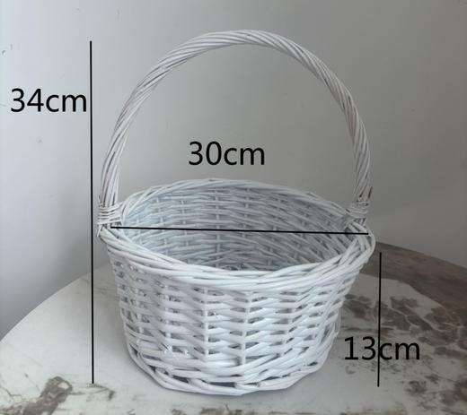 特大号花篮 手工编织柳编花篮 商品图4