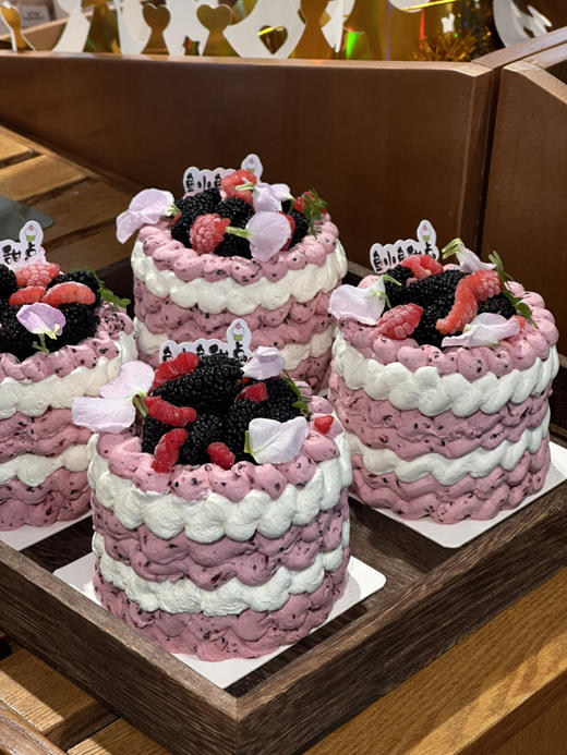 3寸桑葚巧克力紫米蛋糕 商品图0