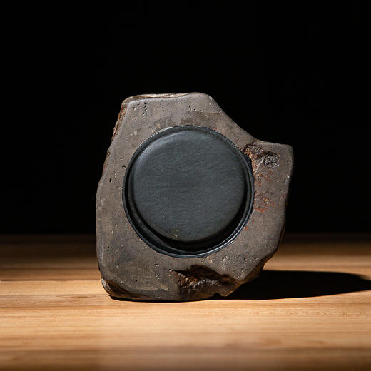 南北朝佛造像古砖镶嵌歙石制砚 商品图9