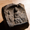 南北朝佛造像古砖镶嵌歙石制砚 商品缩略图2